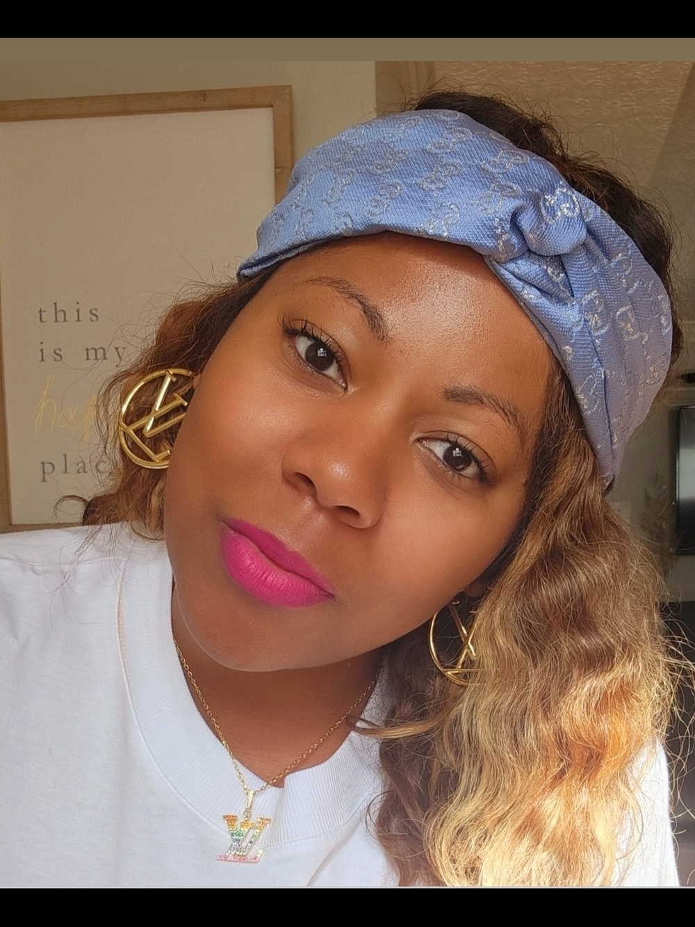 Denium Knotted Headband for Women - Lightweight Fabric